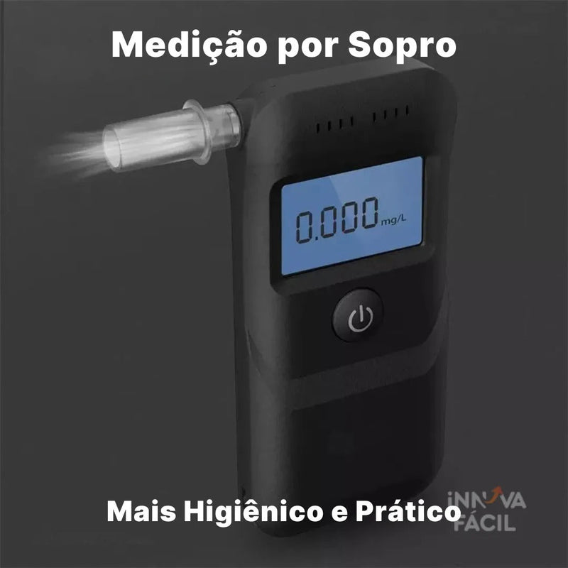 Bafômetro Digital Portátil InnovaTest – Alta Precisão Com Visor LCD