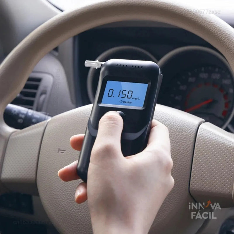 Bafômetro Digital Portátil InnovaTest – Alta Precisão Com Visor LCD