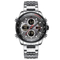 Relógio Casual Masculino dual time