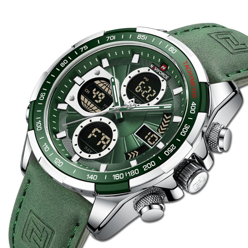 Relógio Casual Masculino dual time