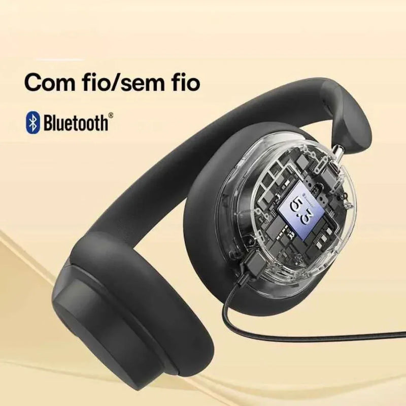 Headphones Bluetooth Over-Ear HarmonyMax – 70h de Bateria